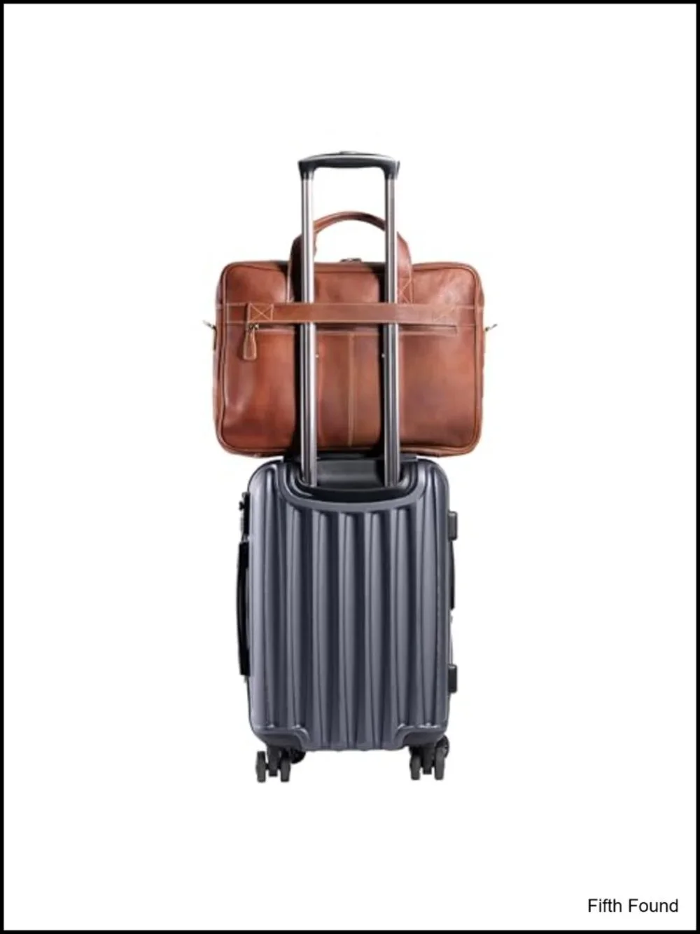 Buffalo Leather Briefcase 16 inch Laptop Messenger Bag Satchel